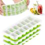 Imagem de Forma de Gelo com Fundo de SIlicone 12 cubos