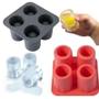 Imagem de Forma De Gelo Silicone Copo Drink Bebidas Molde Ice Shots