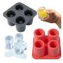 Imagem de Forma De Gelo Silicone Copo Drink Bebidas Molde Ice Shots