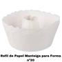 Imagem de Forma de Papel Manteiga Forneável Redonda para Bolo com Furo 650g. Cx. com 100 Unidades