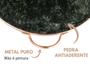 Imagem de Forma de Pedra Sabão para pizza 42 cm alças de cobre curada