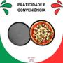 Imagem de Forma De Pizza Assadeira Redonda Antiaderente Grande 32,5 Cm