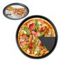 Imagem de Forma De Pizza Assadeira Redonda Antiaderente Grande 35 Cm