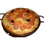Imagem de Forma de pizza em pedra sabão de 30 cm - Curada