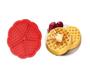 Imagem de Forma De Silicone Antiaderente Waffles Crocante Gofre Belga - Clink