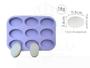 Imagem de Forma de Silicone Oval 9Cav. Ib-117