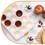 Imagem de Forma de Silicone Para Muffin e Cupcake da Hercules Bakery com 12 Cavidades Sem Furo