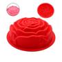 Imagem de Forma De Silicone Rosa 24Cm Sn20277 Mimo Style Unic Vermelho