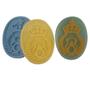Imagem de Forma de Silicone - Urso com Coroa oval