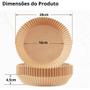 Imagem de Forma Descartável Papel Universal Air Fryer 50 Unid Redondo Forno Micro-ondas 036