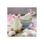Imagem de Forma especial com silicone 3 partes ovo com orelhas 100g cod 10521 Bwb