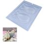 Imagem de Forma especial com silicone 3 partes ovo com orelhas 100g cod 10521 Bwb