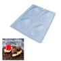 Imagem de Forma especial com silicone 3 partes ovo liso casca fina 80g cod 10593 Bwb