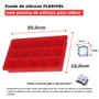 Imagem de Forma Gelo Silicone 15 Cubos Retangular Resistente Livre de BPA