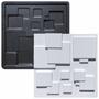 Imagem de Forma Gesso e Cimento Placa 3D ABS - Mosaico Liso 40x40