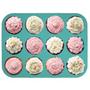 Imagem de Forma Para 12 Mini Bolos Cupcake, Muffins e Petit Gateau