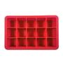 Imagem de Forma para Gelo em Silicone 15 Cubos Kenya Vermelha