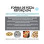 Imagem de Forma Para Pizza Paes Doces 35 Cm Reforçada Prata 1 Unidade