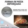 Imagem de Forma Para Pizza Paes Doces 35 Cm Reforçada Prata 1 Unidade