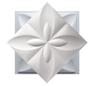 Imagem de Forma para placas de gesso e cimento 3d Flor do Oriente 34x34