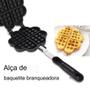 Imagem de forma para waffle , assadeira anti-aderente, molde de cozinha,em forma de coração Postagem em 24h