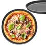 Imagem de Forma Pizza Assadeira Redonda Antiaderente 35 x 1,5cm Aço Carbono Resistente Cozinha