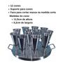 Imagem de Forma Pizza Cone 12 Cones Alumínio