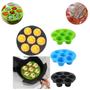 Imagem de Forma Silicone Air Fryer Cupcake 7 Mini Bolos Antiaderente