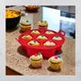 Imagem de Forma Silicone Assadeira Cupcake Mini Bolo Muffin Air Fryer