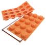 Imagem de Forma Silicone Doce Gourmet Sobremesa Sunflower Cozinha Confeitaria Agil Eficiente Silikomart