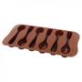 Imagem de Forma Silicone Formato Colher 1 Unid. para Bombons Chocolate  Clink