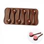 Imagem de Forma Silicone Formato Colher 1 Unid. para Bombons Chocolate  Clink