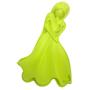 Imagem de Forma Silicone Para Doces Diversos Torta Pudim Bolo Cozinha Princesa Verde (sili-9)