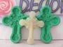 Imagem de Forma Silicone Sabonete Resina 30 - Crucifixo