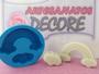 Imagem de Forma Silicone Sabonete Resina 59 - Arco Íris e Nuvem