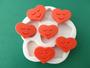Imagem de Forma Silicone Sabonete Resina 64 - Mini Coração Chuva De Amor 6 cav