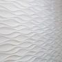 Imagem de Formas De Gesso 3d/cimento Abs 1 Mm Resistente revestimento de parede Ondas 30x30cm