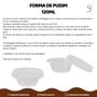 Imagem de Formas de Pudim 120ml Prafesta Com Tampa Vai Forno - 48u