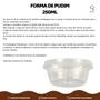 Imagem de Formas Para Pudim 250ml Com Tampa Descartável - 60un