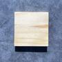 Imagem de Formas Quadradas Madeira Pinus 16x16x15mm - Kit 8