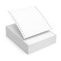 Imagem de Formulário Continuo 1 via, 80 Colunas, Microsserilhado Branco 56gr - 240x280mm com 3.000 Folhas