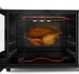 Imagem de Forno 60 Litros Elétrico Espeto Giratório Nardelli Preto 127v/220v