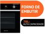 Forno a Gás de Embutir Brastemp Grill com Timer - Touch 78L Preto BOA84AE Imagem de Forno a Gás de Embutir Brastemp Grill com Timer