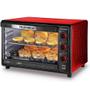 Imagem de Forno de Bancada Elétrico Telefunken 60L E650C Vermelho 220V