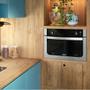Forno de embutir elétrico Consul 47 litros prata com dourador e timer autodesligamento - COB47AR Imagem de Forno de embutir elétrico Consul 47 litros prata com dourador e timer autodesligamento - COB47AR