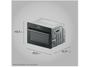 Imagem de Forno de Embutir Elétrico Electrolux 50L Experience Air Fryer, PerfectCook360 e Painel Touch (OE5EA)