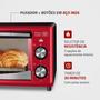 Imagem de Forno Elétrico 10L Mondial Vermelho e Preto 650W FR-20