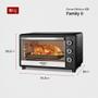 Imagem de Forno Elétrico 42L Family II Mondial FR42 Preto/Inox  220V