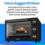 Imagem de Forno Elétrico 50L Suggar Função Grill Preto 127V 1600W