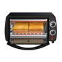 Imagem de Forno Elétrico Arno Turbo Quartzo FOR1 10L, Compacto, com Timer, Temperatura regulável, Assa e Grelha, para Viagem, Camping, Praia 800W  Preto - 220V